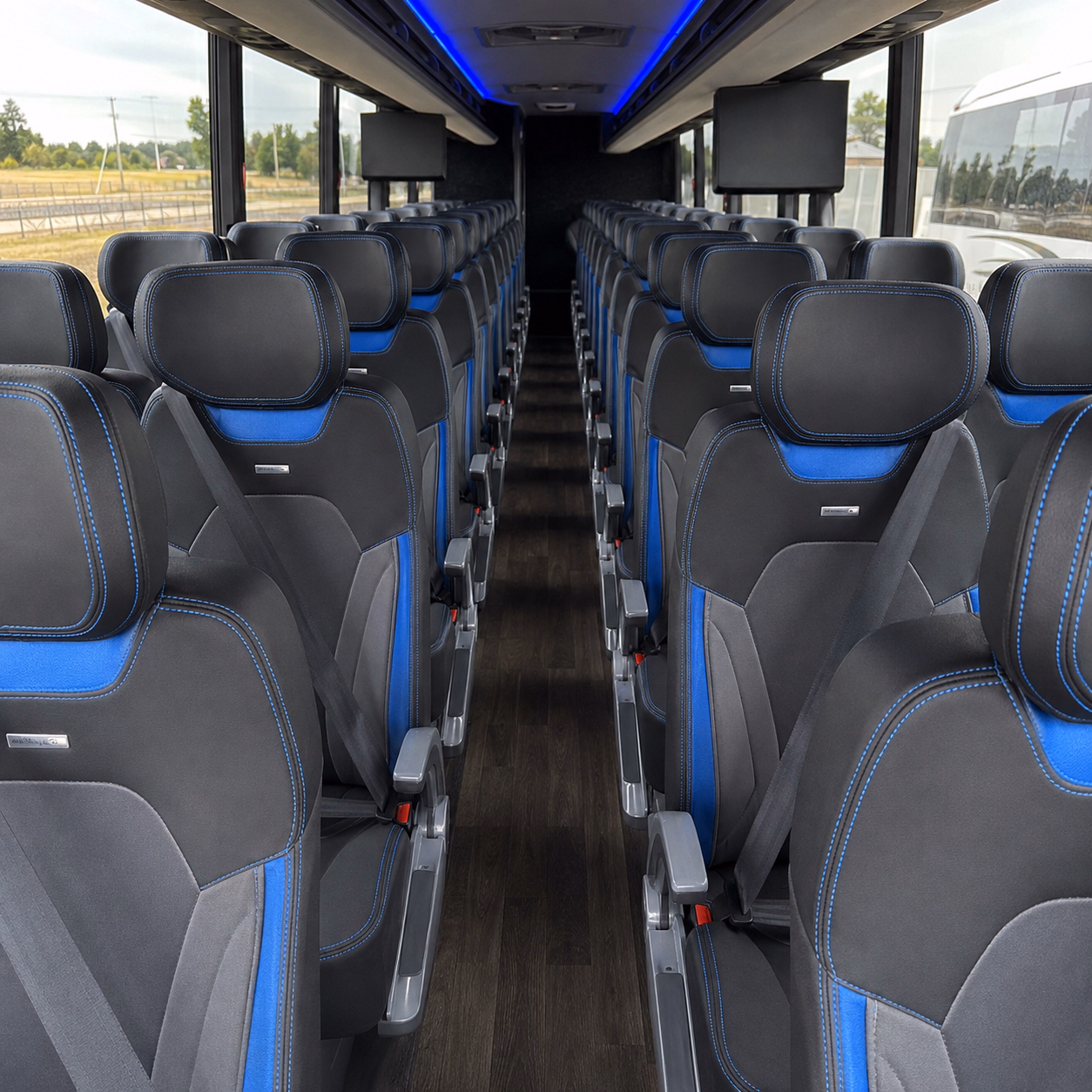 folsom charter bus interior gallery