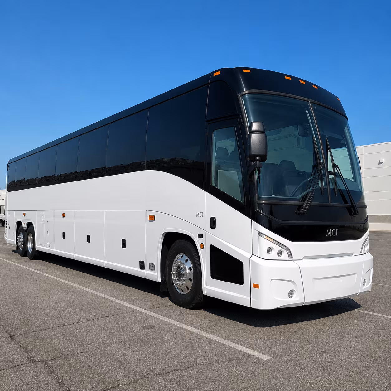 folsom charter bus rental exterior